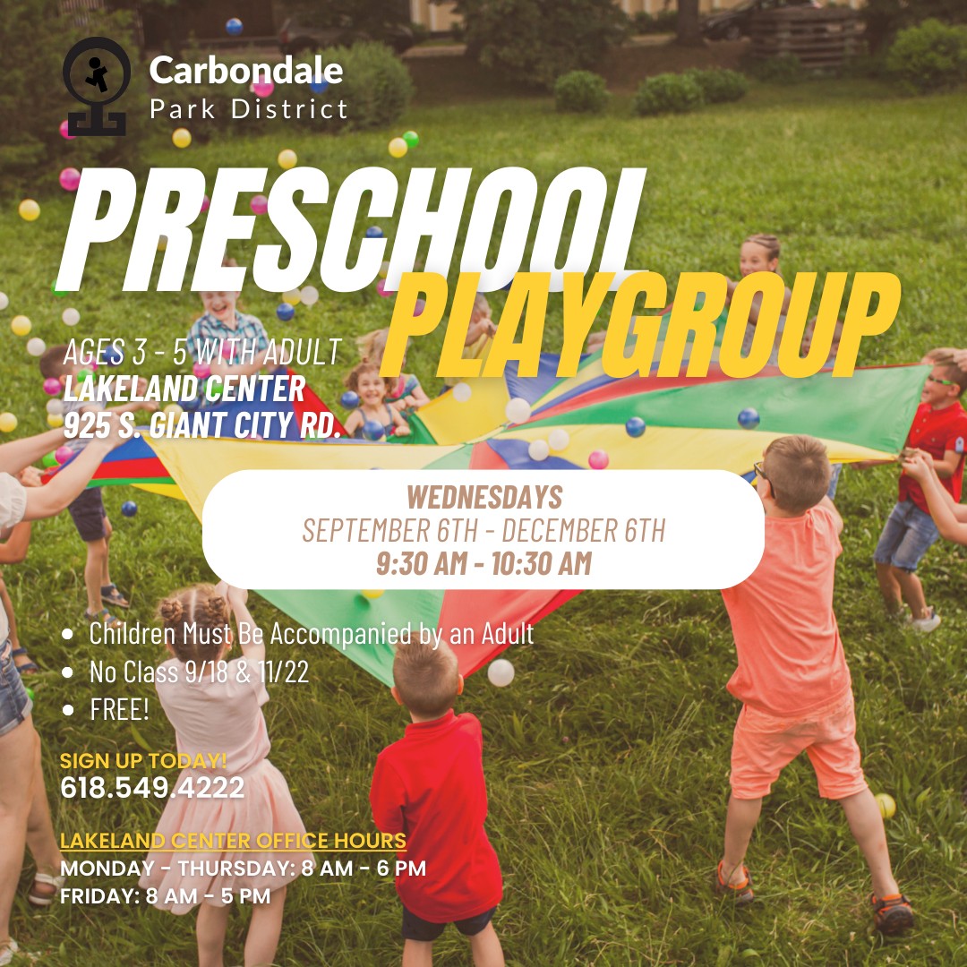 Preschool Playgroup at Carbondale Park District