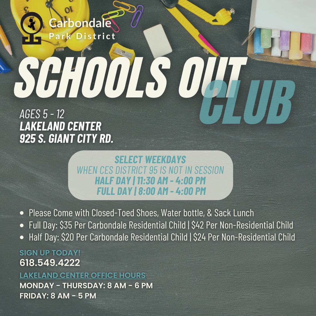 Schools out club at the Carbondale Park District