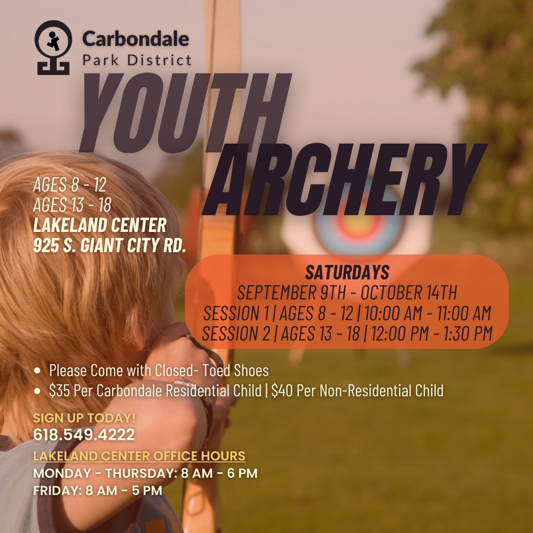 Youth Archery for Kids at Carbondale Park District